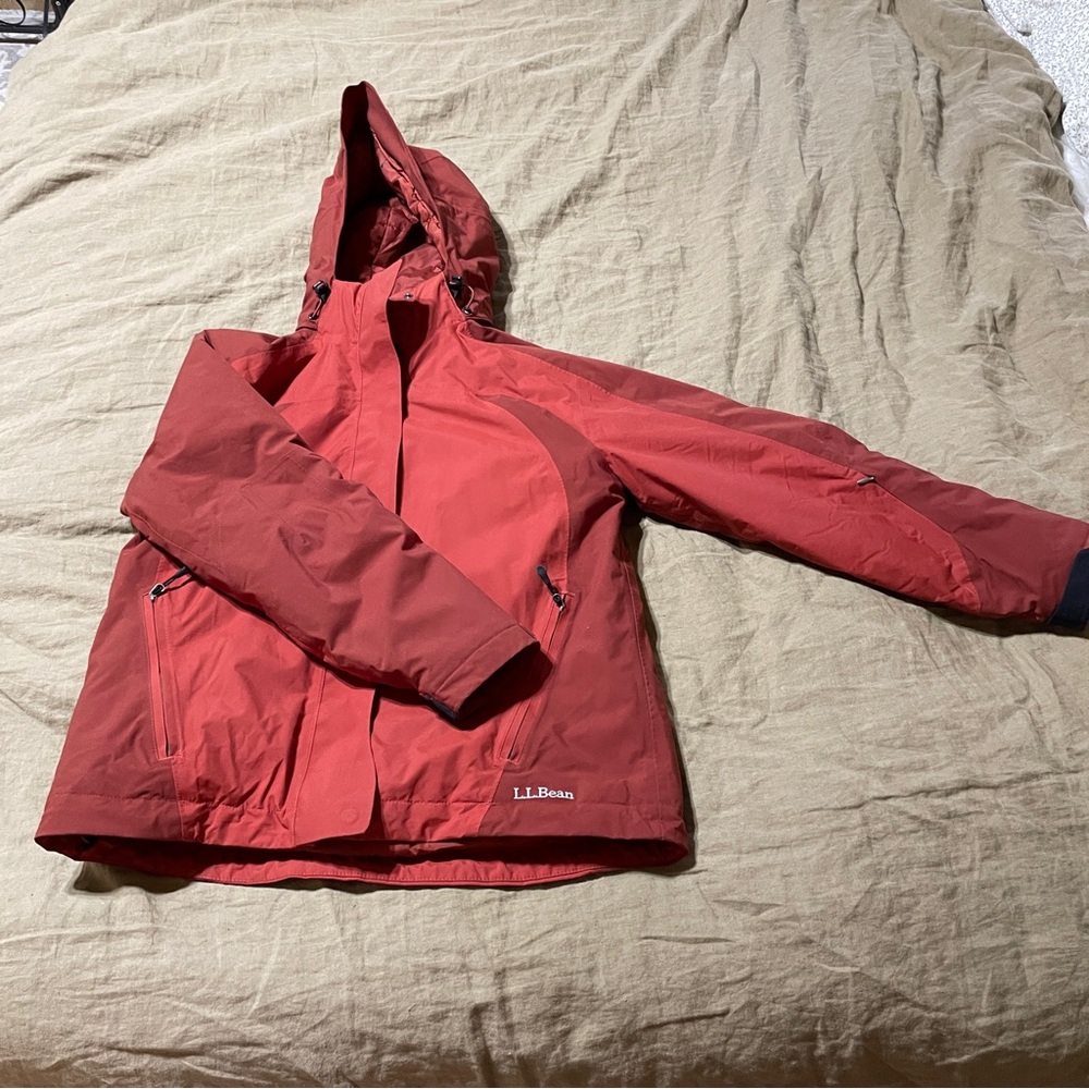 L.L. Bean Red Ski & Snow Jacket